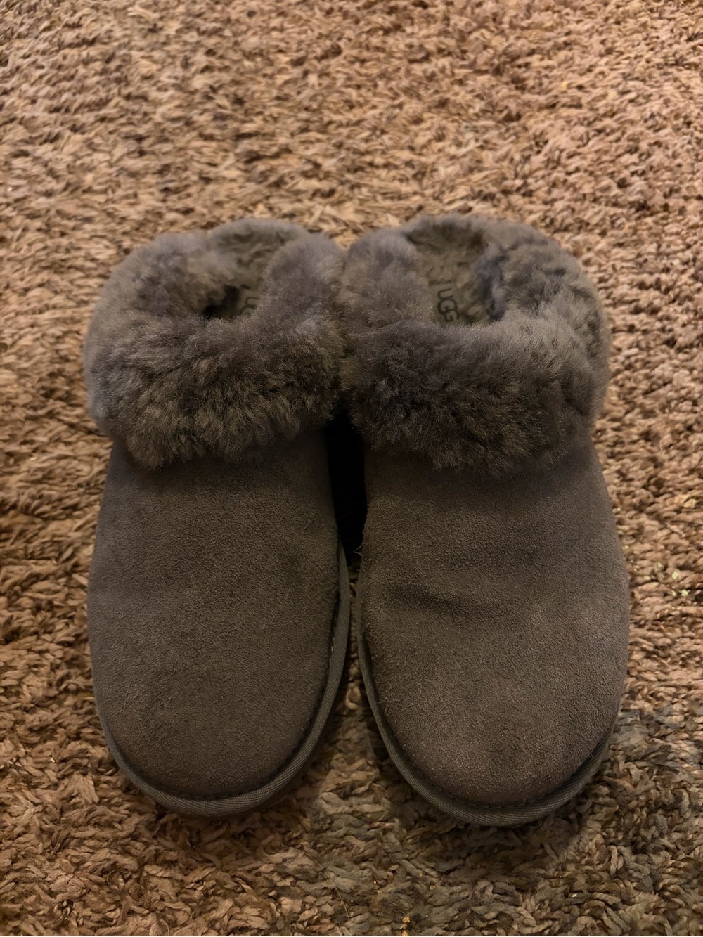 UGG Dark Grey Slippers